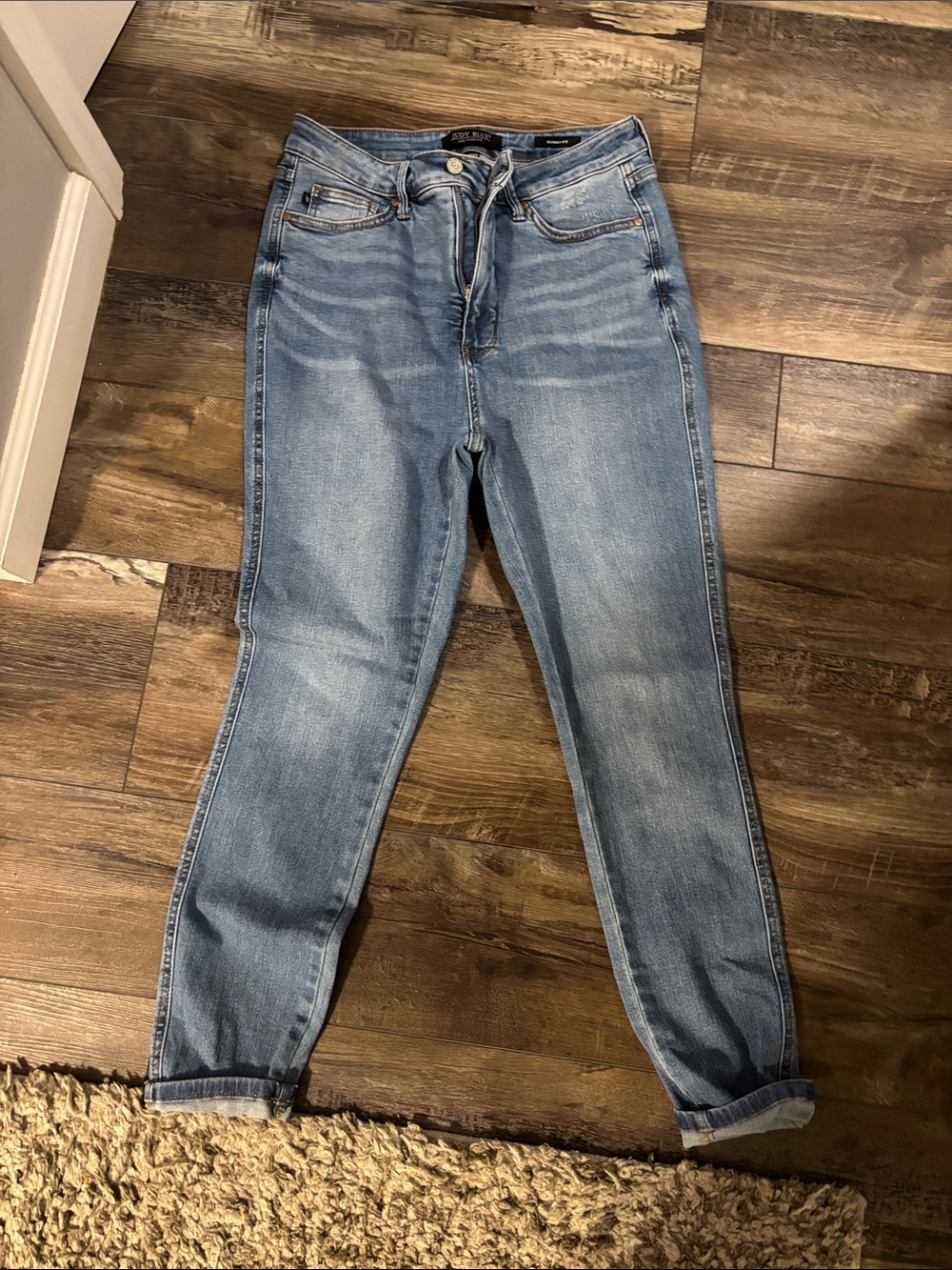 Judy Blue Light Blue Boyfriend Jeans